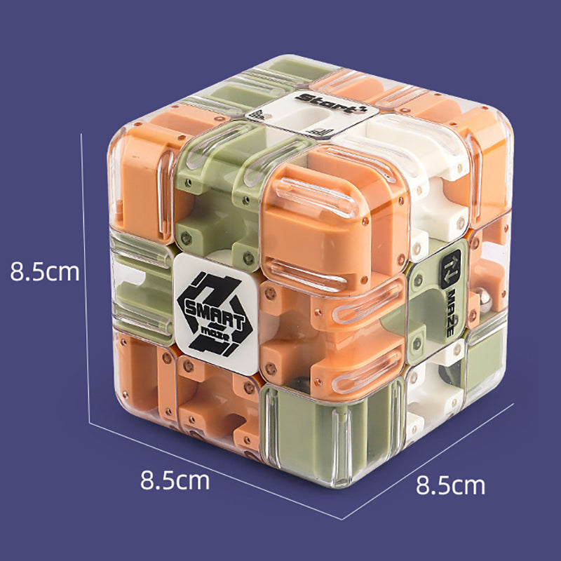 3D labyrinth cube with metal ball | Bowlift