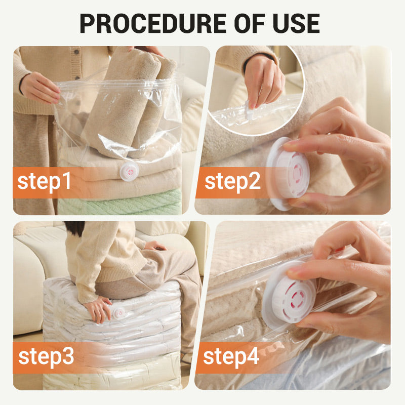 BowLift | Extra large vacuum storage bag - press to empty