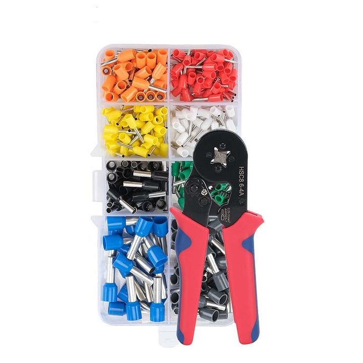 End sleeves crimping tool set with cable lugs | Bowlift