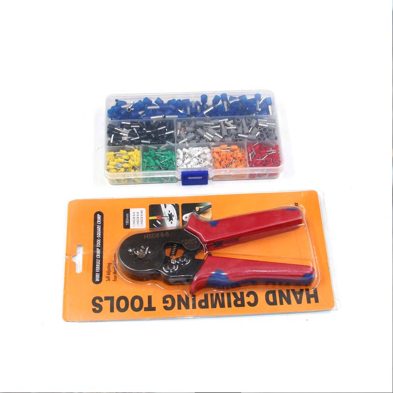 End sleeves set with crimping pliers | Bowlift