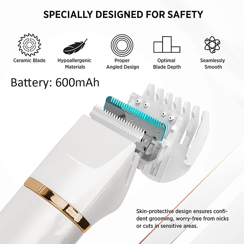 3-in-1 Electric Beard Trimmer with Charging Station | Bowlift