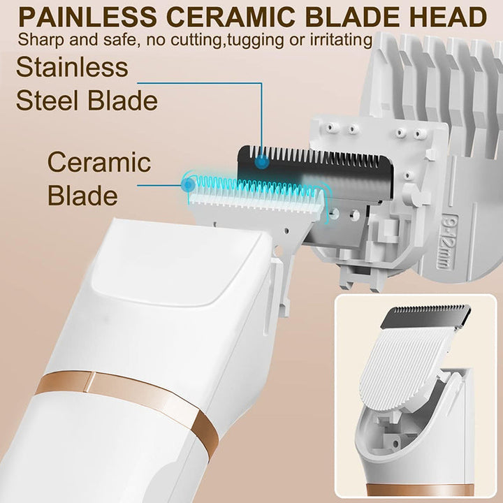 3-in-1 Electric Beard Trimmer with Charging Station | Bowlift