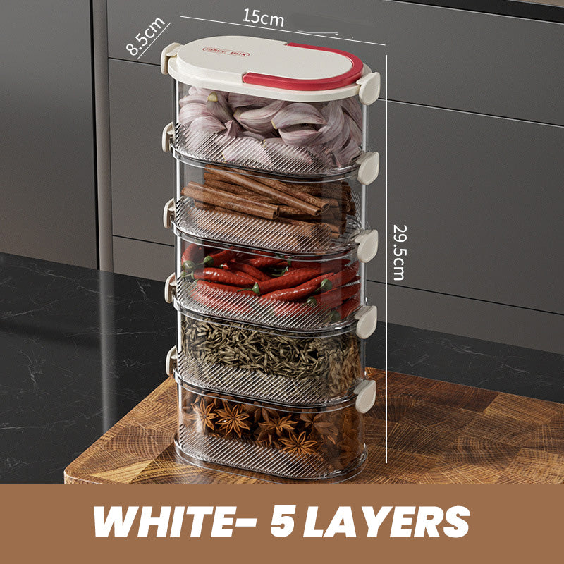 AromaNest — No more chaos, spice-fresh order at the press of a button | Bowlift