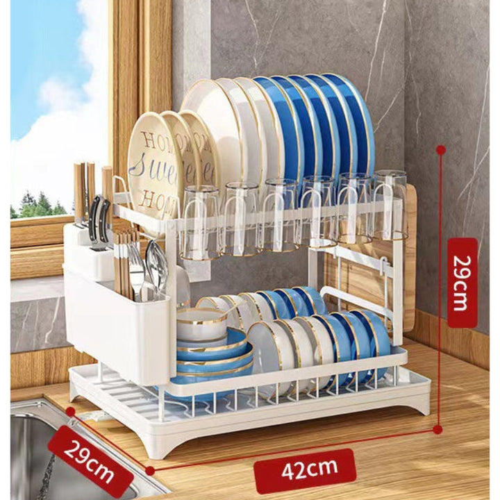 Premium 2-layer dish rack for the kitchen | Bowlift