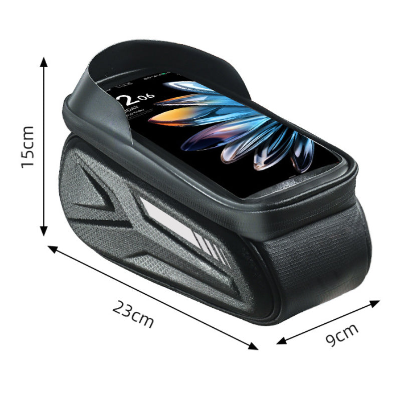 Bike frame bag with phone holder waterproof | Bowlift