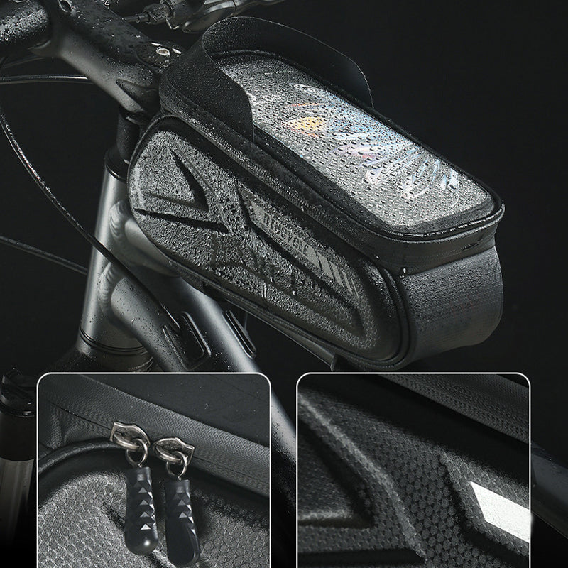 Bike frame bag with phone holder waterproof | Bowlift