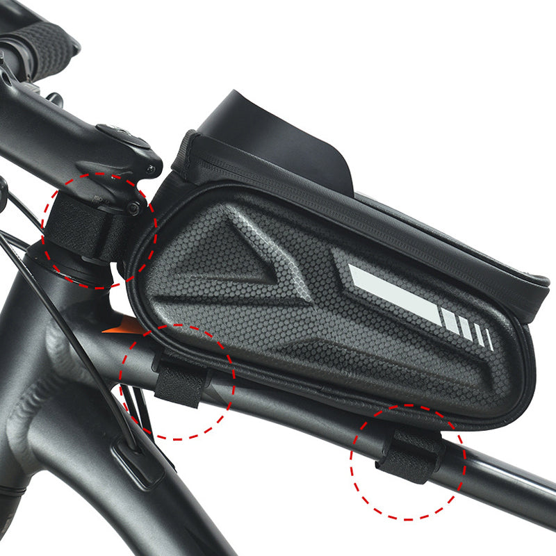 Bike frame bag with phone holder waterproof | Bowlift
