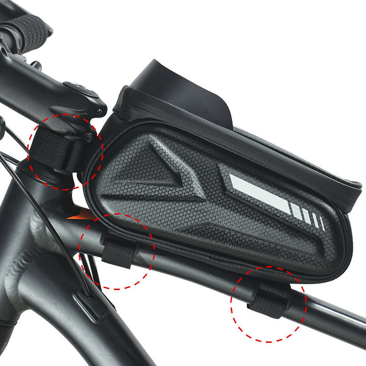 Bike frame bag with phone holder waterproof | Bowlift