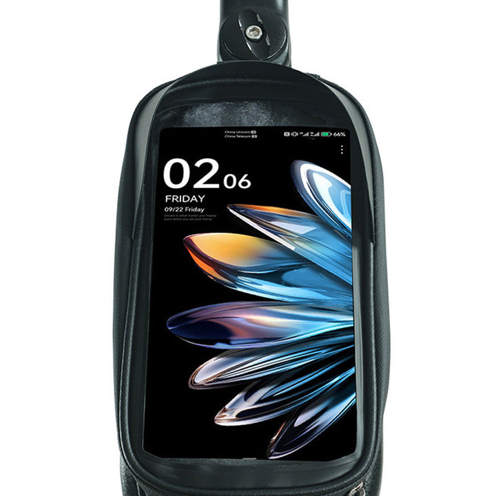 Bike frame bag with phone holder waterproof | Bowlift