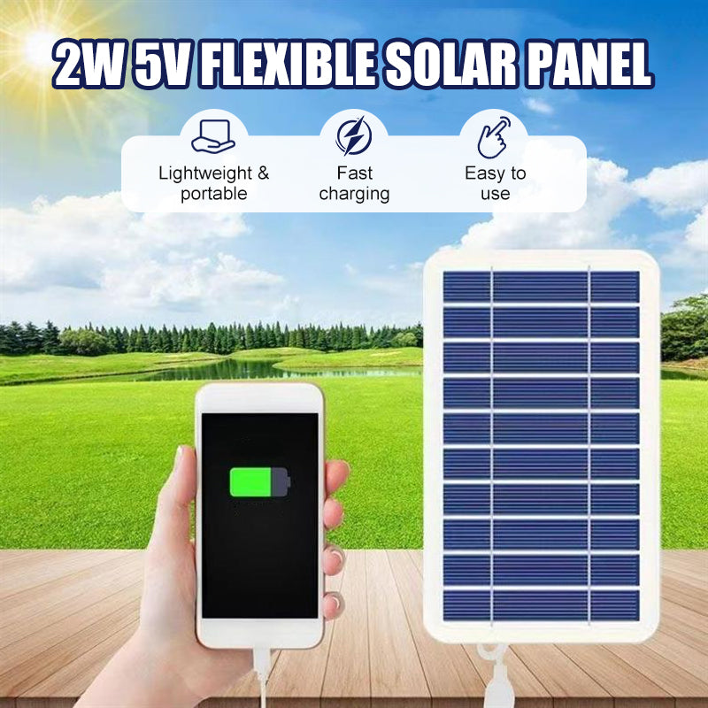 Flexible solar panel 2W 5V with USB output | Bowlift