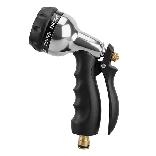 Metal garden hose spray gun with high pressure | Bowlift