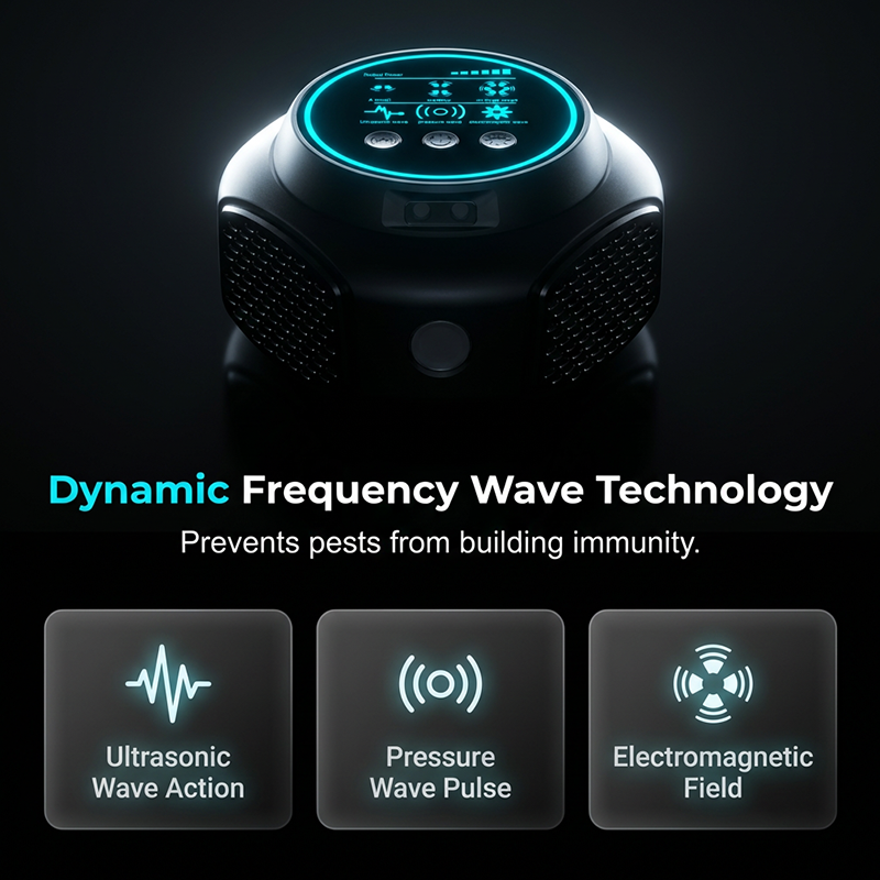 Ultrasonic Pest Repeller with Touch Display | Bowlift
