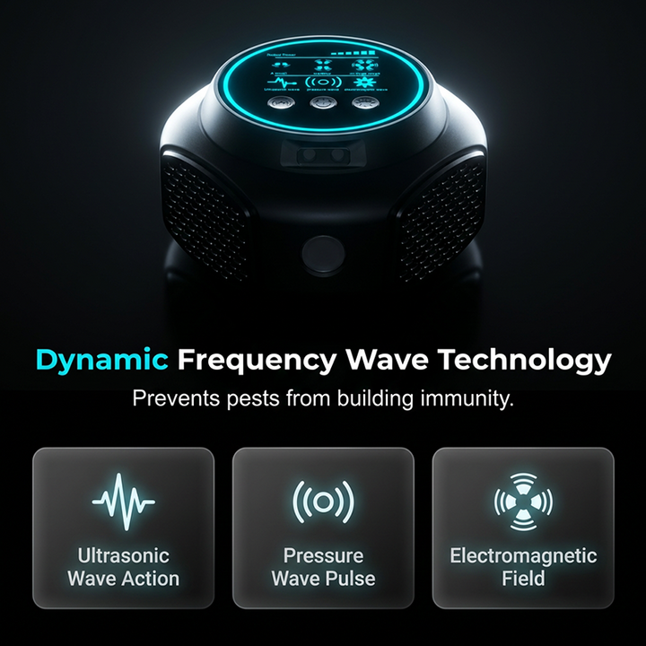 Ultrasonic Pest Repeller with Touch Display | Bowlift