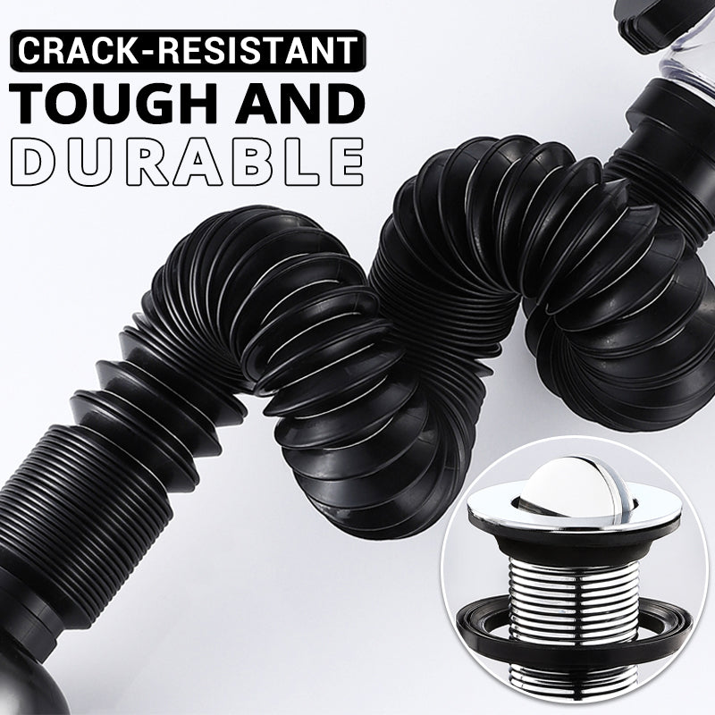 Telescope drain pipe with odor trap | Bowlift