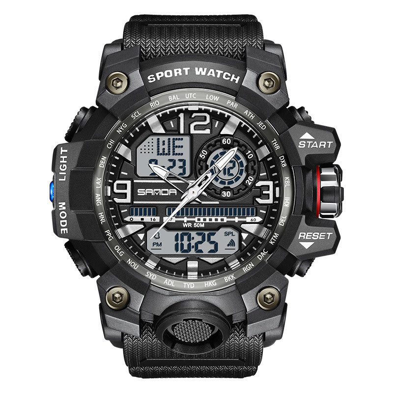 Men's multifunctional watch with luminous display & water protection | Bowlift