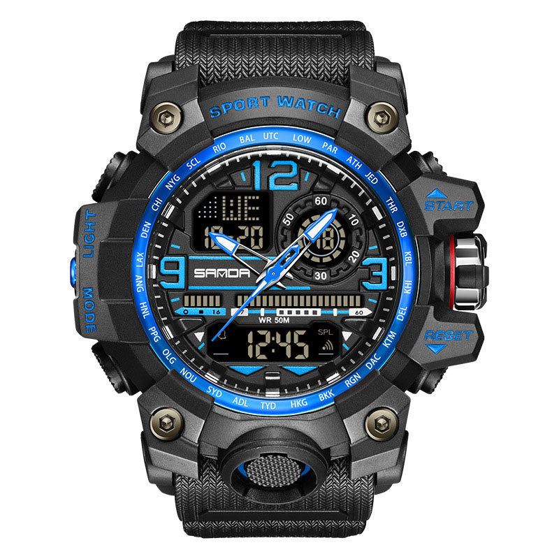 Men's multifunctional watch with luminous display & water protection | Bowlift