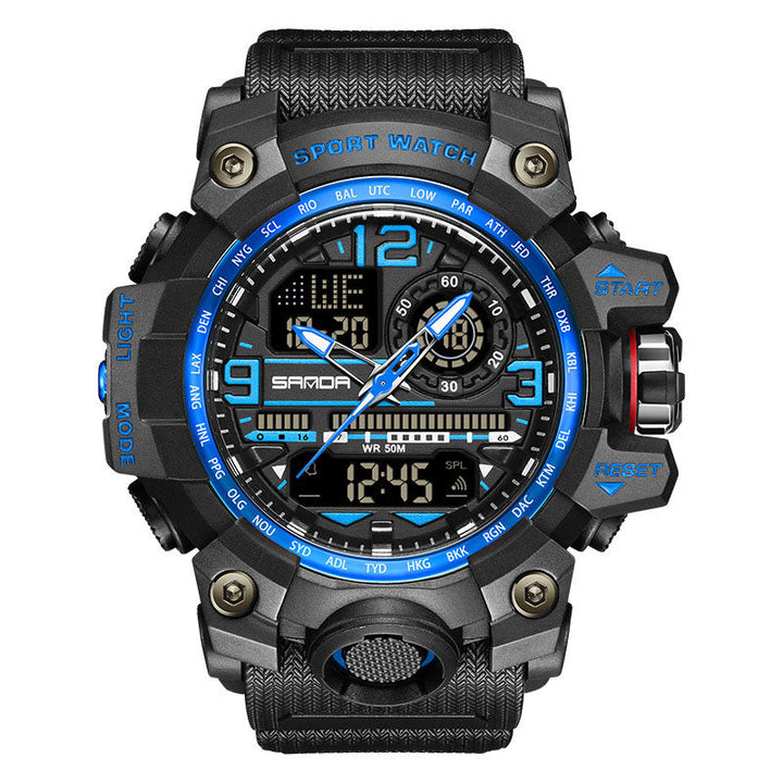 Men's multifunctional watch with luminous display & water protection | Bowlift