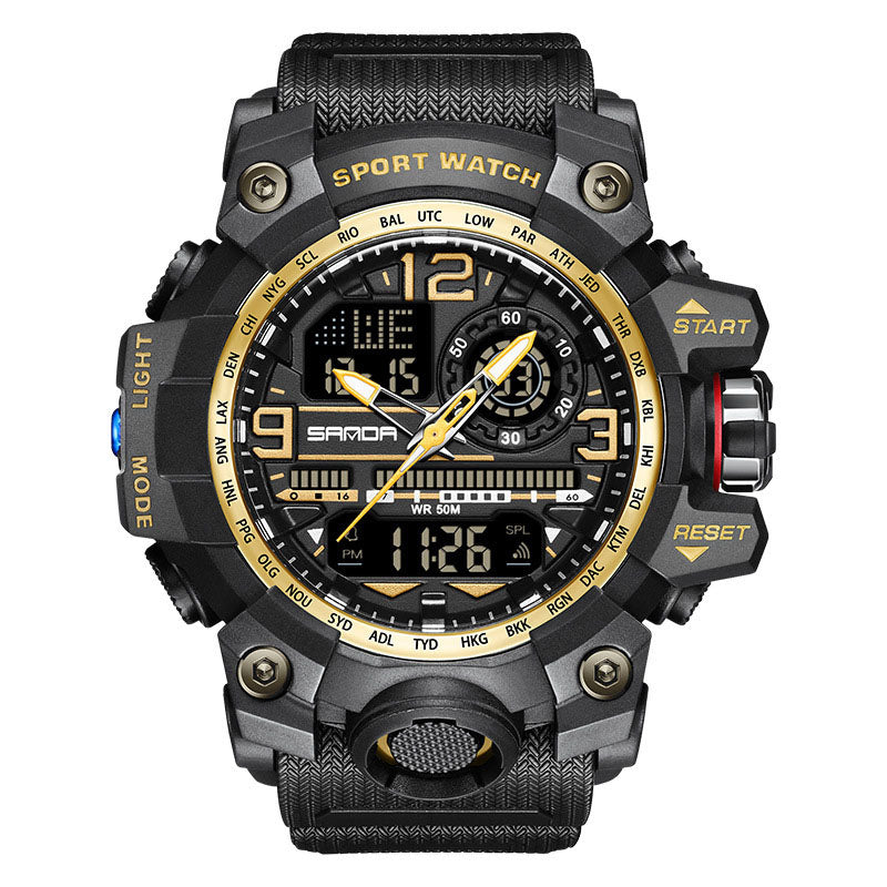 Men's multifunctional watch with luminous display & water protection | Bowlift