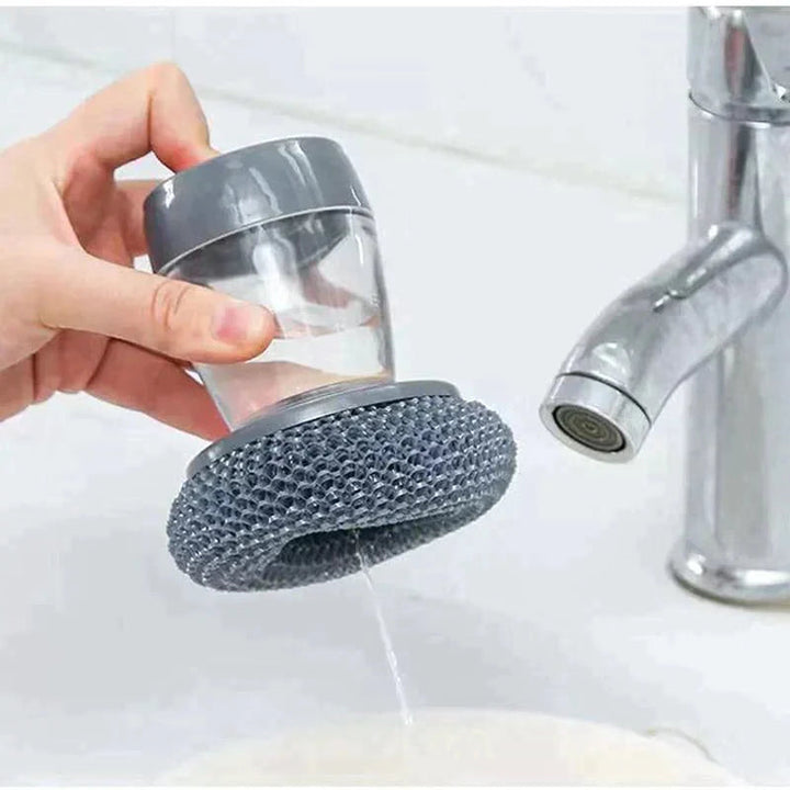Kitchen soap dispenser with hand brush | Bowlift