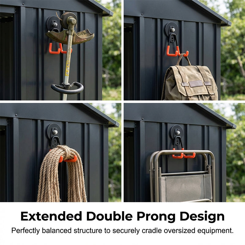 Magnetic double hook for tool storage | Bowlift