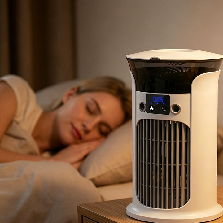 3-in-1 Desktop Air Cooler Fan | Bowlift