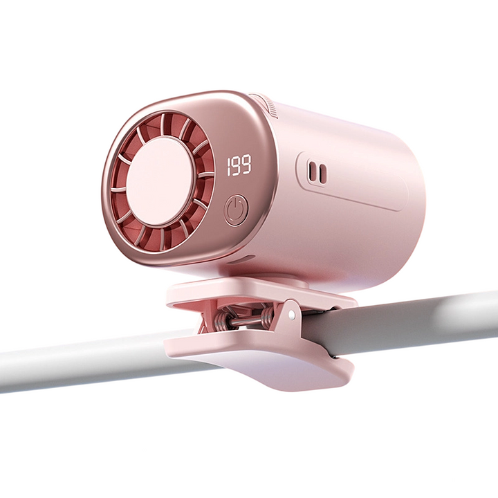 Portable Semiconductor Cooling Fan with Clip | Bowlift