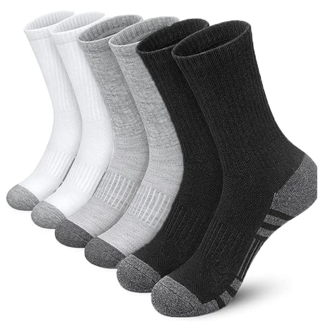 BowLift | Comfortable Sports Socks 6-Pair Set for Training