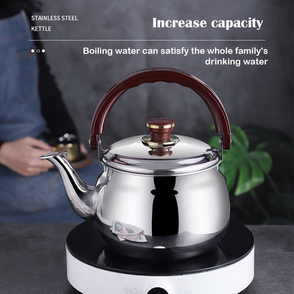 BowLift | Stainless Steel Whistling Kettle – Thick-Walled, Durable & Stylish
