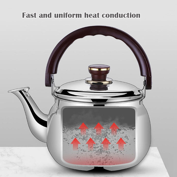 BowLift | Stainless Steel Whistling Kettle – Thick-Walled, Durable & Stylish