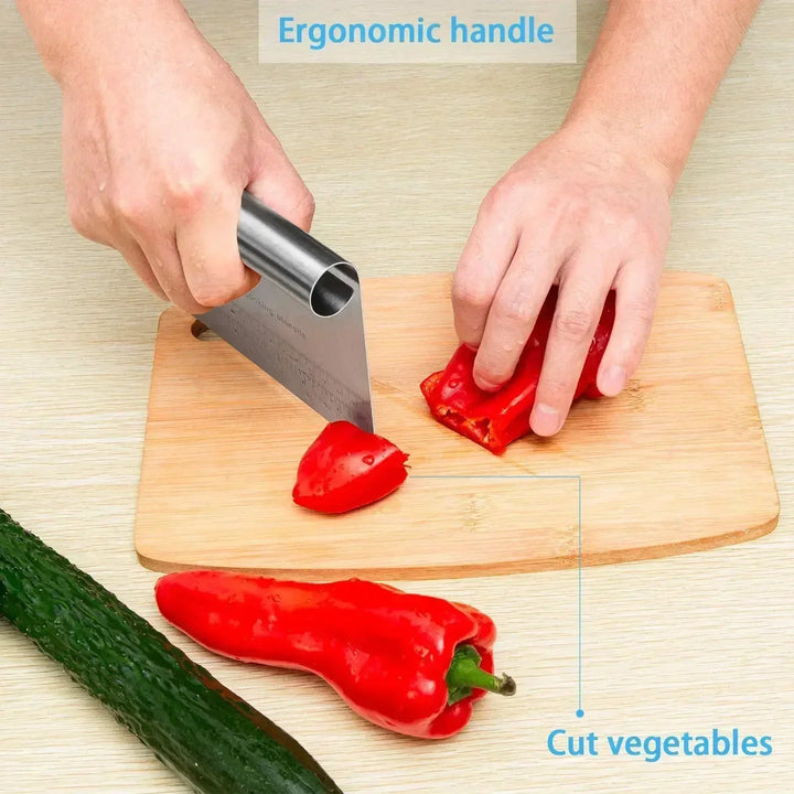 Stainless Steel Cake Scraper Dough Cutter Pastry Spatula Baking Tool | Bowlift