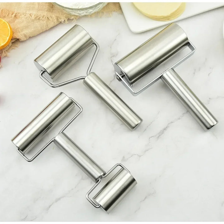 Stainless Steel Dough Roller Nonstick Rolling Pin Home Baking Tools | Bowlift