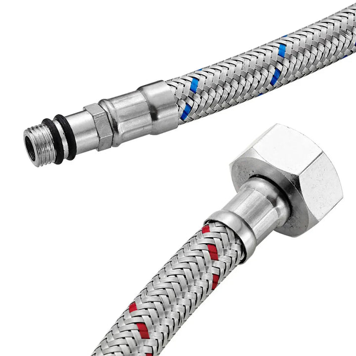 Stainless Steel Flexible Plumbing Pipe Cold Hot Mixer Faucet Pipe Hose | Bowlift