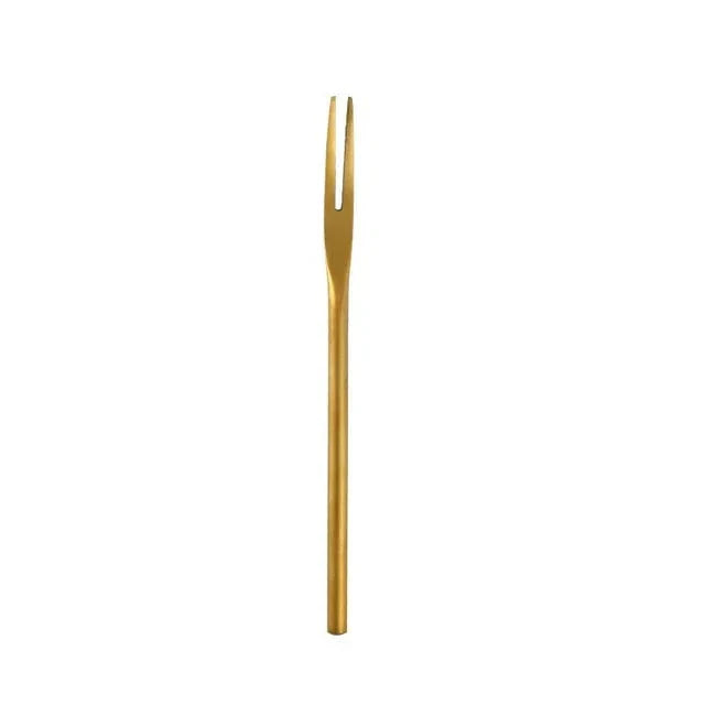 Stainless Steel Fruit Fork For Dessert Cake Snack Forks Tableware | Bowlift