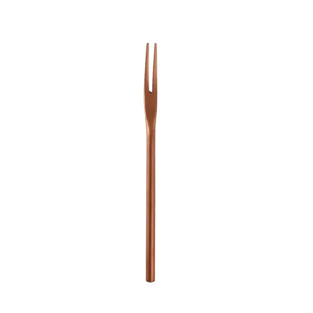Stainless Steel Fruit Fork For Dessert Cake Snack Forks Tableware | Bowlift