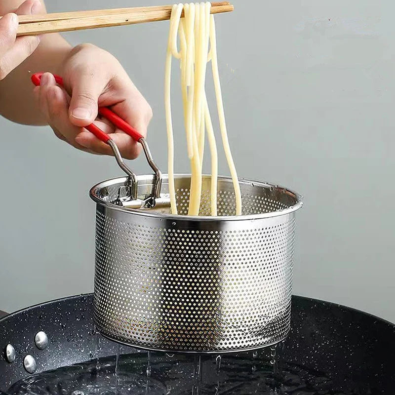 Stainless Steel Fryer Basket Mesh Kitchen Fry Basket Strainer Colander | Bowlift