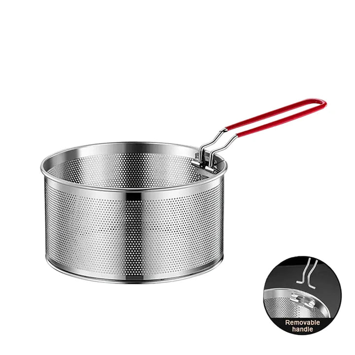 Stainless Steel Fryer Basket Mesh Kitchen Fry Basket Strainer Colander | Bowlift