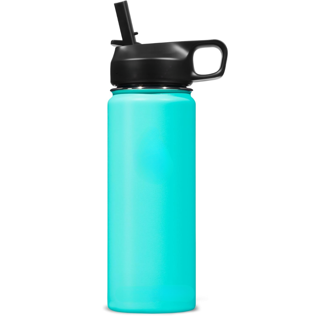 BowLift | Stainless Steel Insulated Water Bottle with Straw - For Cold & Hot Drinks