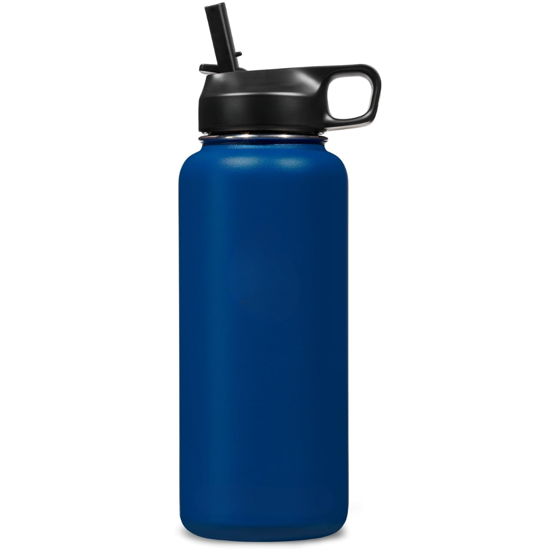 BowLift | Stainless Steel Insulated Water Bottle with Straw - For Cold & Hot Drinks