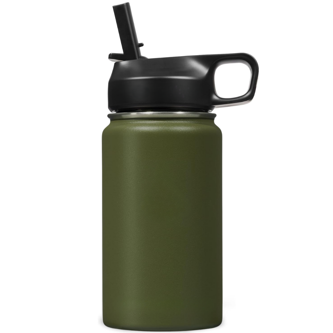 BowLift | Stainless Steel Insulated Water Bottle with Straw - For Cold & Hot Drinks