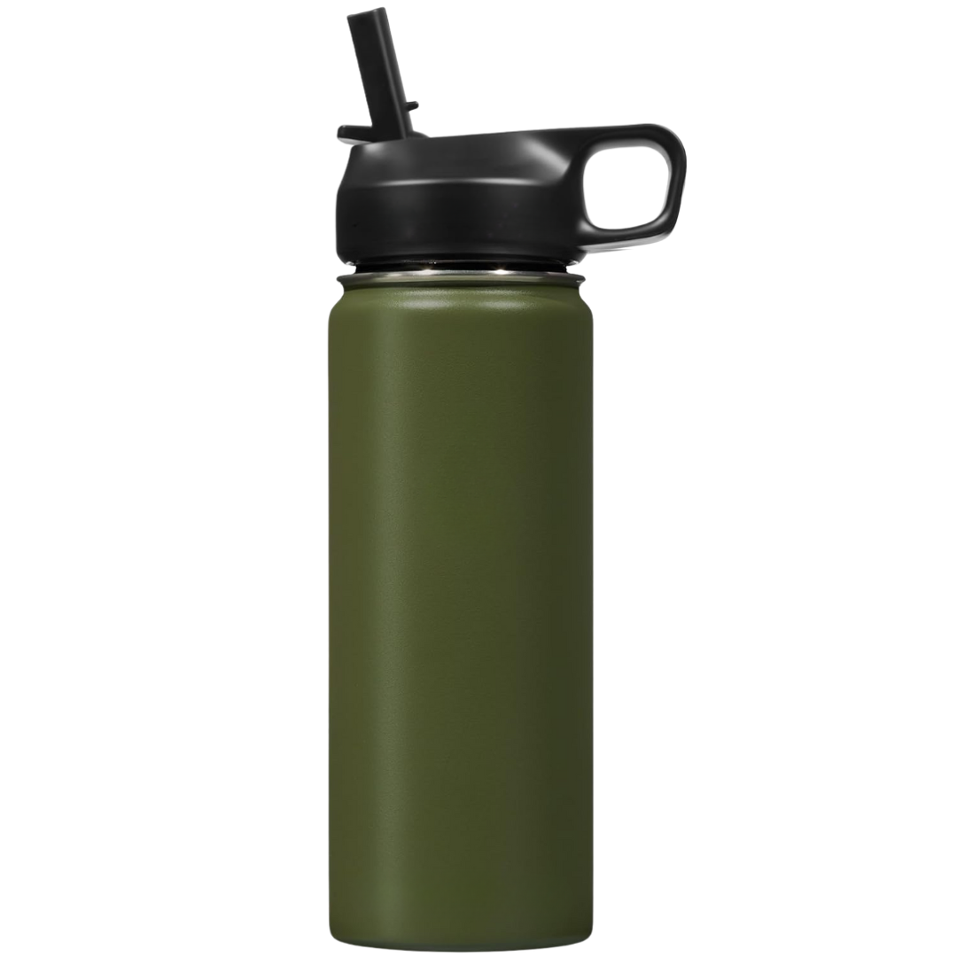 BowLift | Stainless Steel Insulated Water Bottle with Straw - For Cold & Hot Drinks