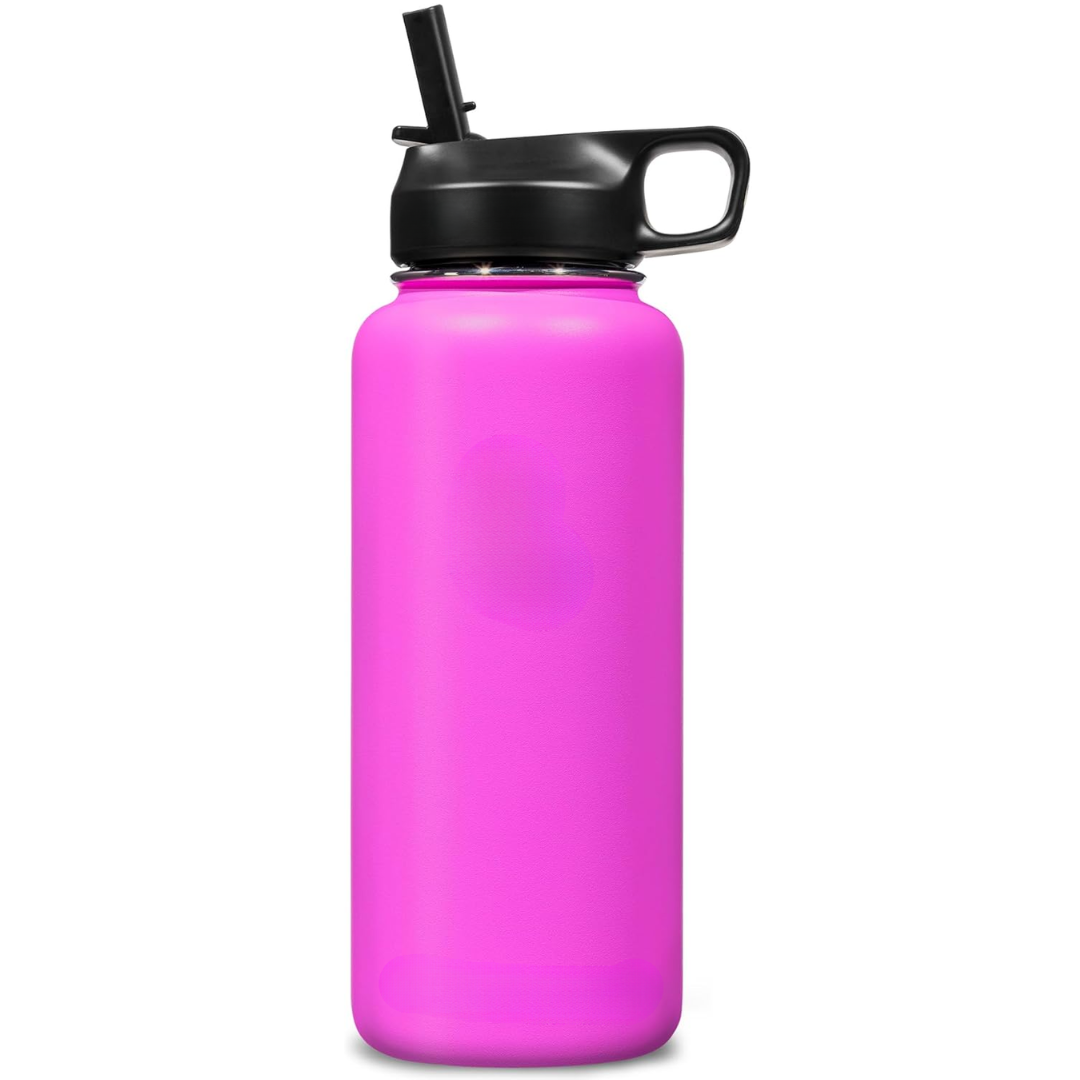 BowLift | Stainless Steel Insulated Water Bottle with Straw - For Cold & Hot Drinks