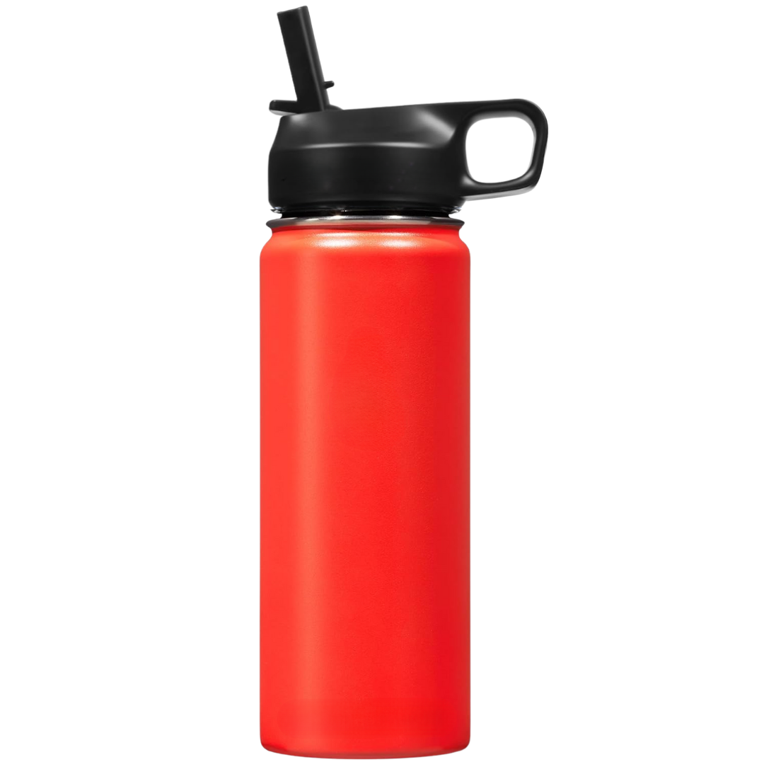 BowLift | Stainless Steel Insulated Water Bottle with Straw - For Cold & Hot Drinks
