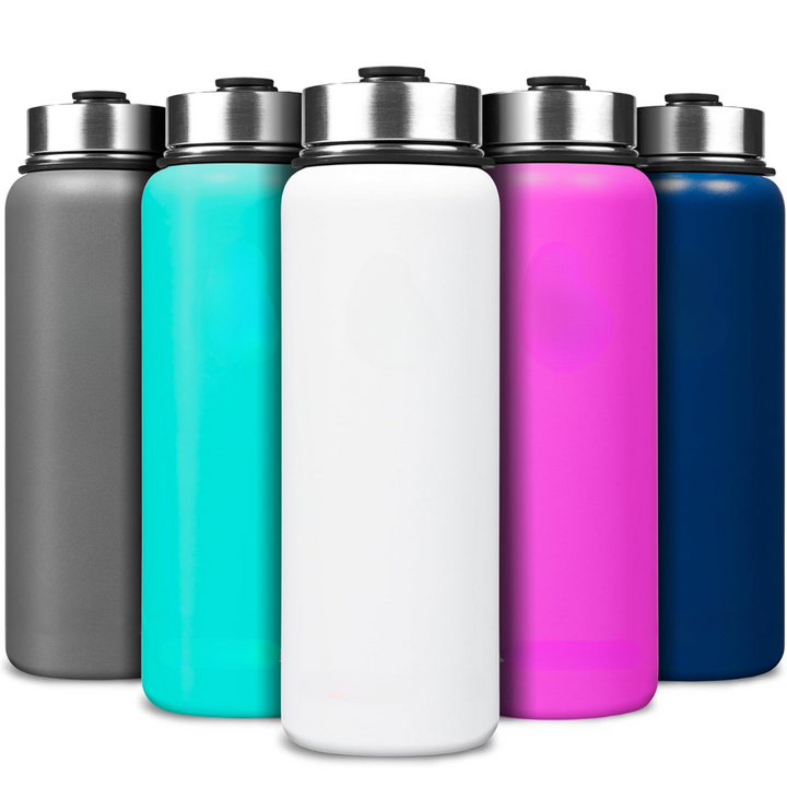 BowLift | Stainless Steel Insulated Water Bottle with Straw - For Cold & Hot Drinks