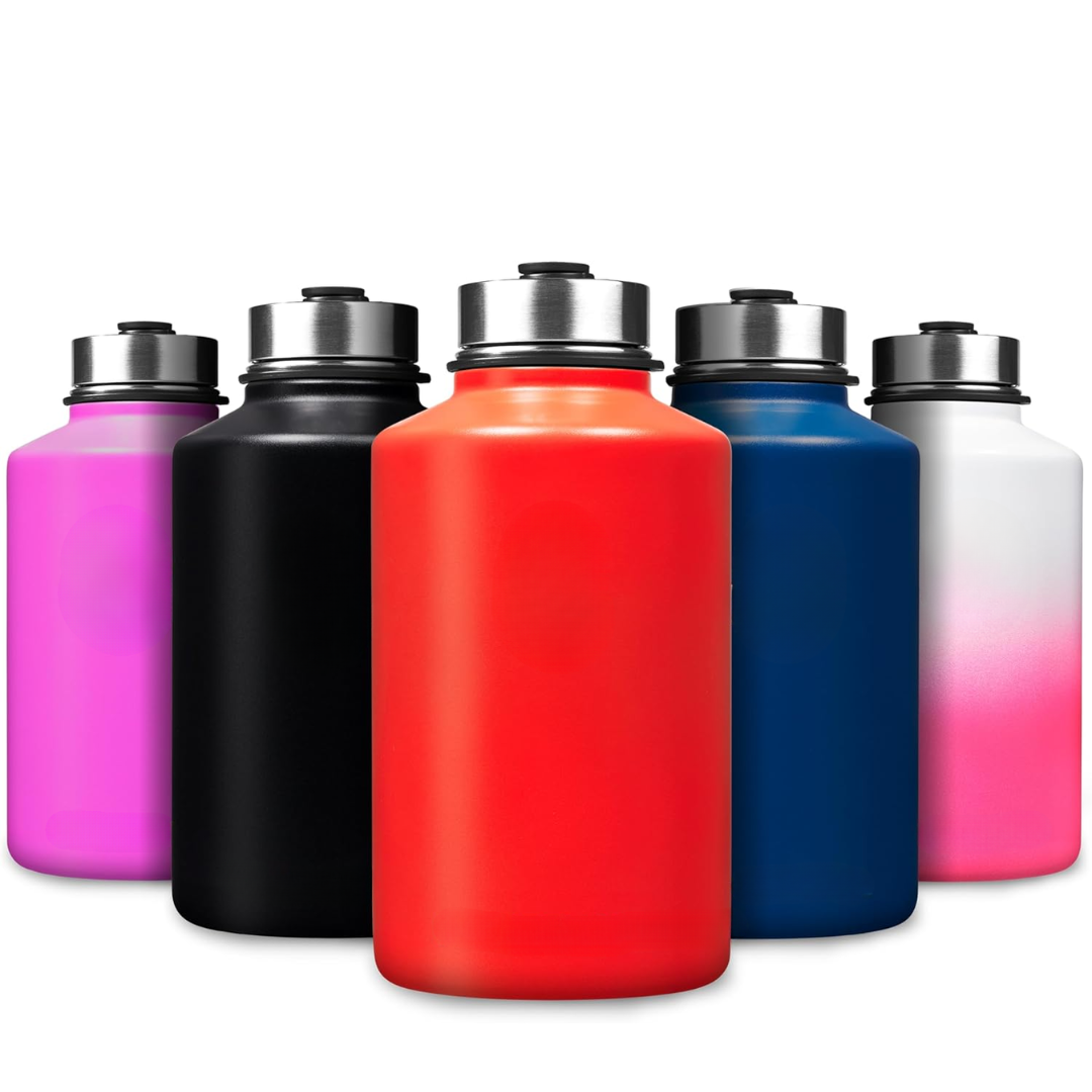 BowLift | Stainless Steel Insulated Water Bottle with Straw - For Cold & Hot Drinks