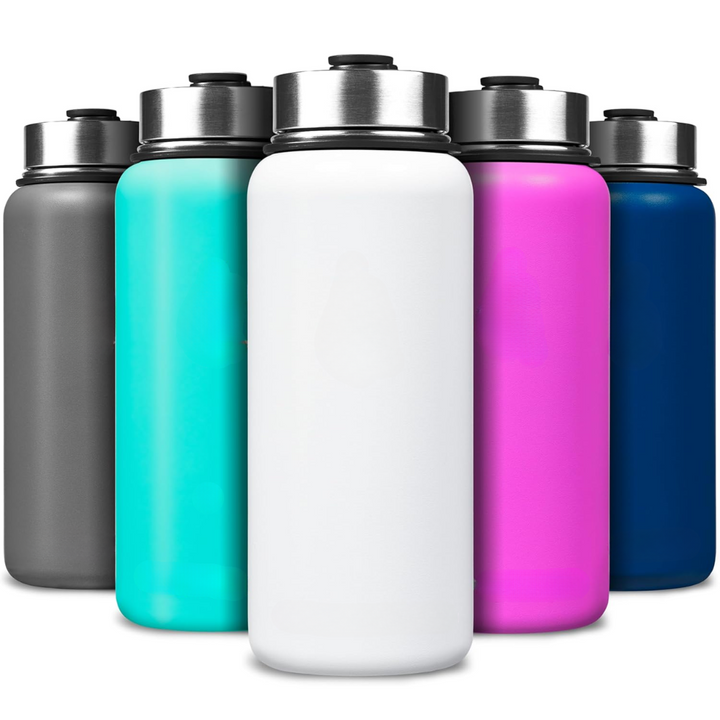 BowLift | Stainless Steel Insulated Water Bottle with Straw - For Cold & Hot Drinks