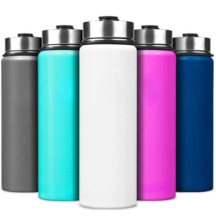 BowLift | Stainless Steel Insulated Water Bottle with Straw - For Cold & Hot Drinks