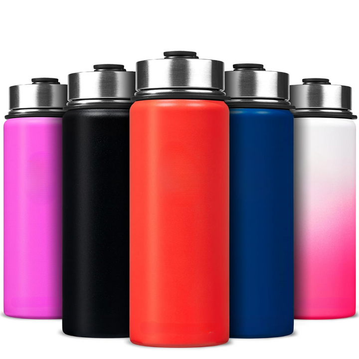 BowLift | Stainless Steel Insulated Water Bottle with Straw - For Cold & Hot Drinks