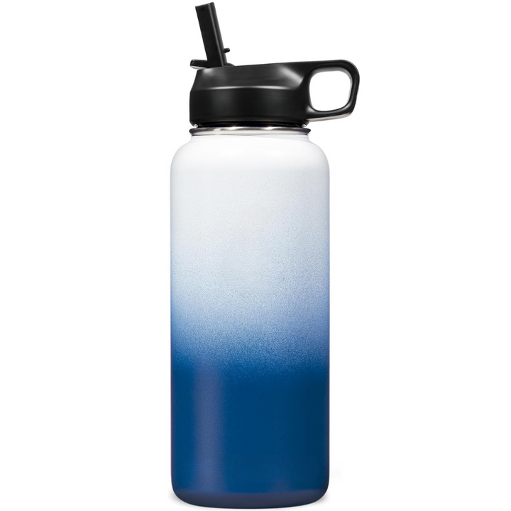 BowLift | Stainless Steel Insulated Water Bottle with Straw - For Cold & Hot Drinks
