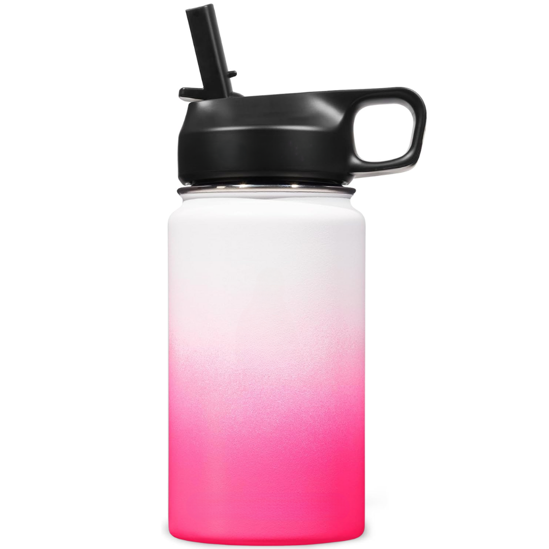 BowLift | Stainless Steel Insulated Water Bottle with Straw - For Cold & Hot Drinks