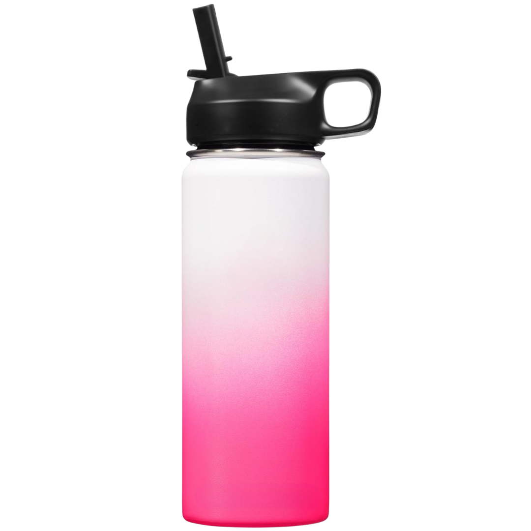 BowLift | Stainless Steel Insulated Water Bottle with Straw - For Cold & Hot Drinks